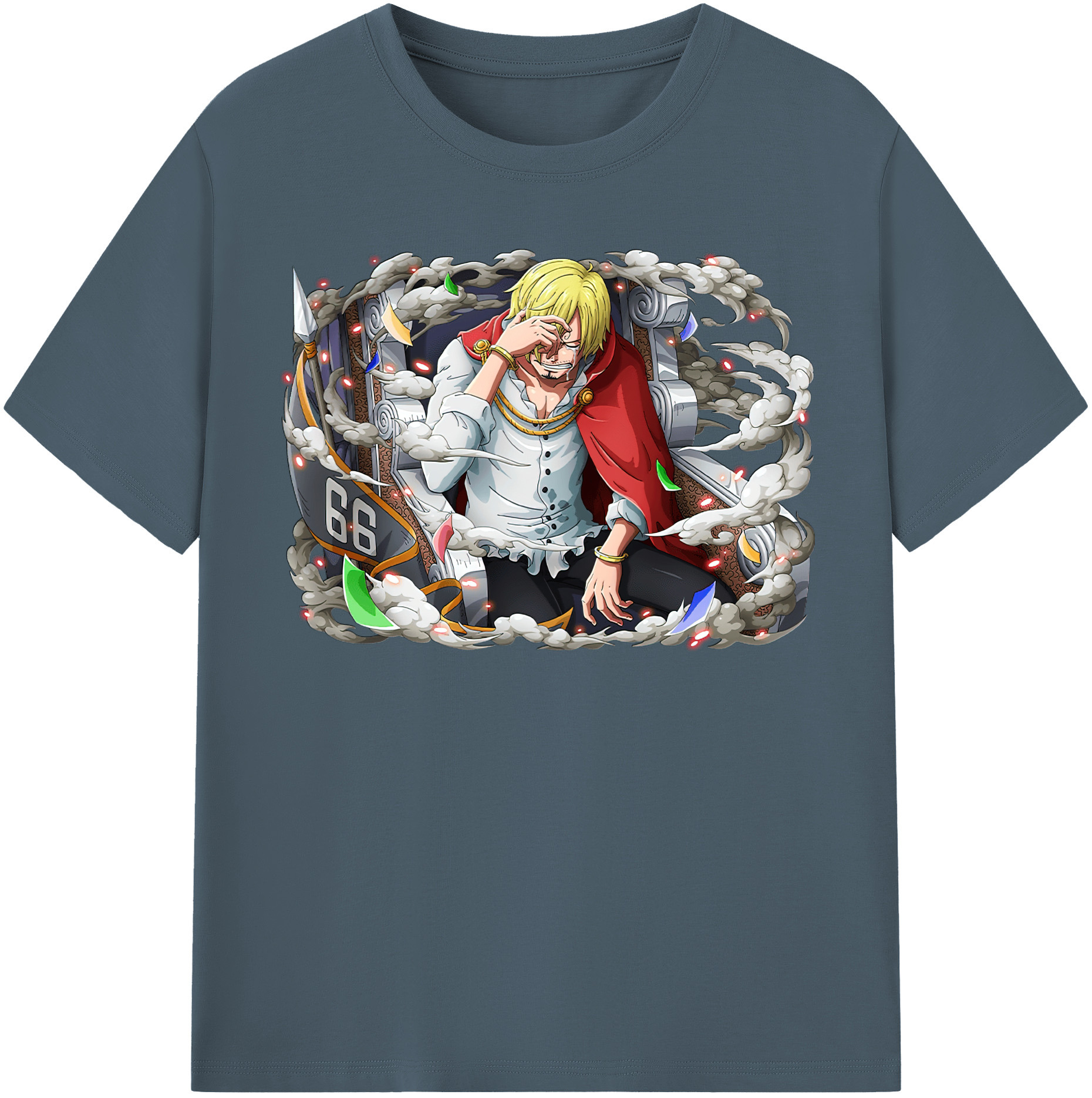 ワンピース サンジ ONE PIECE Sanji 綿100％半袖Tシャツ（フロントプリント）
